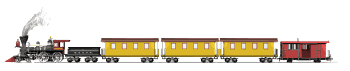 (Animated) Steam Train.